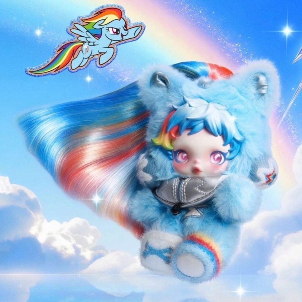 My little pony X Skull panda -Rainbow Dash confirmed NIB